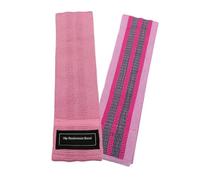 Elastique Musculation Lot de 2 Bandes résistance élastiques for Le Yoga, antidérapantes et durables(Pink)
