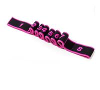 Elastique Musculation Lot de 2 Sangles Traction for Le Yoga, élastiques, for Filles, Danse Latine, étirements, Pilates, Gym, Fitness, avec numérotation(Purple)