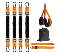 Élastique Musculation Traction, Bandes De Résistance pour Tractions, Traction Musculation avec Résistance Réglable 300Lbs, Fitness pour Hommes, Pull Up Bands avec Repose-Pieds