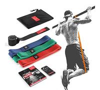 Elastique Musculation Traction Fitness + Guide Exercices, Assist Barre Fixe, Pull Up Bar Dip Bandes de Résistance | Gym Equipment: Muscu Tubes Bands Heavy Calisthenics Gymnastique Sport, Femme Homme