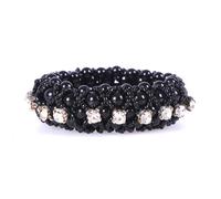 Élastique pour chignon femme QHP Diamond Noir Standard