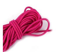 élastique pour la couture, 5 m/sac 2/2,5 mm rond fil élastique corde corde élastique bandes élastiques ligne extensible for bricolage vêtements vêtement couture accessoires-rouge, 2 mm (couleur : rose