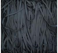 Élastique pour maillot de bain - 8 mm en caoutchouc et polyester - Résistant au chlore et à l'eau salée - Idéal pour coudre des maillots de bain, des bikinis et des vêtements de sport (noir)