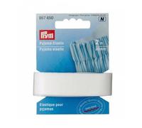Elastique Pour Pyjamas 2m X 20mm - Prym - Certifié Oeko-Tex Blanc