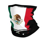 Élastique Protection du Visage,Drapeau Mexicain Vintage du Mexique,Écharpe Demi-Visage Respirant Bandeaux pour Vélo Yoga Adulte 26X30cm