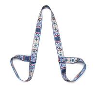 Élastique réglable exercice extensible sangles de transport ceinture Yoga Sport fronde épaule tapis sangle ceintures pour Tapis de Yoga, Pilates, Exercices(Color 4)