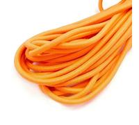 Élastique rond coloré de 5 mm, 2/3/5/10 m, pour veste, tente, vêtements, corde très extensible, accessoires de couture, DIY, orange fluo, 5 mm, 5 mètres