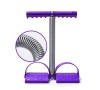 Élastique Sit Up Pull Corde Ressort Tension Pied Pédale Abdomen Jambe Exercices, Rameur élastique à Abdominaux pour Fitness