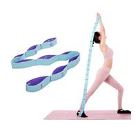 Elastique Sport Sangle élastique d'étirement de Yoga avec Boucles, Extensible for Le Ballet, Les Jambes, Corps, la Bande for Danse pour Fitness(LightBlue)