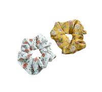 Élastiques à Cheveux 4 Pièces Fleuris en Chiffon | Style Chic, Usage Quotidien et Multiples Occasions, Maintien Souple pour Cheveux Fins ou Épais Couleur Aléatoire