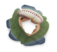 Élastiques à cheveux avec imprimé baseball pour femme, chouchou sans couture, accessoires pour cheveux sans douleur, parfaits pour les tresses durables, les queues de cheval et plus encore