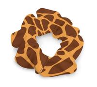 Élastiques à cheveux, avec imprimé girafe, chouchou pour femme, sans couture, accessoires pour cheveux sans douleur, parfaits pour les tresses durables, les queues de cheval et plus encore
