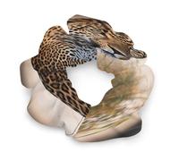 Élastiques à cheveux avec imprimé léopard africain pour femme, chouchou sans couture, accessoires pour cheveux sans douleur, parfaits pour les tresses durables, les queues de cheval et plus encore