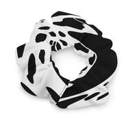 Élastiques à cheveux, avec imprimé vache noire et blanche pour femmes, chouchou sans couture, accessoires pour cheveux sans douleur, parfaits pour les tresses durables, les queues de cheval et plus