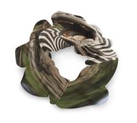 Élastiques à cheveux avec imprimé zèbre amusant pour femme, chouchou sans couture, accessoires pour cheveux sans douleur, parfaits pour les tresses durables, les queues de cheval et plus encore