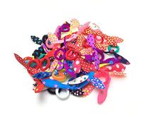 Élastiques à cheveux avec nœud papillon stérique coloré en forme de queue de cheval, chouchous pour cheveux pour filles