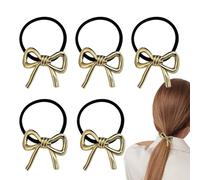 Élastiques à cheveux avec nœud pour filles, accessoires pour un usage quotidien, le shopping, les sorties décontractées, les fêtes et les mariages