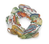 Élastiques à cheveux Chaotic avec motif monstres colorés pour femmes, chouchou sans couture, accessoires pour cheveux sans douleur, parfaits pour les tresses durables, les queues de cheval et plus