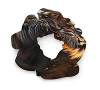 Élastiques à cheveux chouchou - Imprimé tigre féroce - Accessoires pour cheveux doux - Convient à tous les types de cheveux