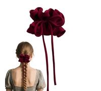 Élastiques à cheveux, chouchous extensibles en satin - Bandes élastiques en caoutchouc, doux et antidérapant - Accessoires de coiffure pour filles pour fête, pom-pom girl