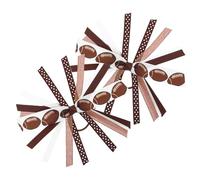 Élastiques à Cheveux de Sport Esprit D'équipe, Style Patchwork pour | Tissu, Usage Polyvalent et Facile à Mettre, Maintien Sûr Coiffure, pour Matchs de Football et Activités Sportives