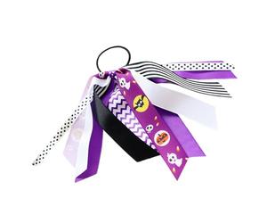 Élastiques à cheveux d'Halloween pour filles - Chouchous en ruban | Accessoires pour cheveux crâne, fantôme et toile d'araignée, chouchou pour queue de cheval élastique pour décoration