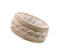 Élastiques à cheveux d'hiver en polaire - Accessoires pour cheveux d'automne et d'hiver - Bandeau tricoté en laine - Pour garder la chaleur - Pour le sport - C - 22 x 11 cm