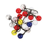 Élastiques à Cheveux Double Boules en Plastique pour Filles 20 Pièces