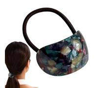 Élastiques à cheveux, élastiques à cheveux géométriques ovales pour femmes | Outil de décoration de cheveux magnifiquement conçu pour les fêtes, un usage quotidien, un rendez-vous, une soirée