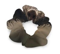 Élastiques à cheveux en polyester doux sans dommage, photos de sanglier, pour femmes et hommes, excellent cadeau pour les vacances