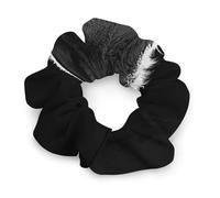 Élastiques à cheveux en polyester doux sans dommages, motif loup face à la lune, pour homme et femme, excellent cadeau pour les vacances