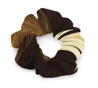 Élastiques à cheveux en polyester doux sans dommages, plumes dorées, chouchou pour femmes et hommes, excellent cadeau pour les vacances
