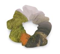 Élastiques à cheveux en satin pour femme, vallée de montagne avec imprimé arc-en-ciel, élastiques à cheveux tendance pour toutes les coiffures, accessoires pour cheveux doux et durables
