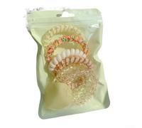 Élastiques à cheveux en spirale très élastiques au design de câble téléphonique pour femme, bandeau d'été ombré dans des couleurs pastel, matériau doux qui empêche la casse des cheveux pour un