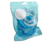 Élastiques à cheveux en spirale très élastiques au design de câble téléphonique pour femme, bandeaux d'été ombrés dans des couleurs pastel, matériau doux qui empêche la casse des cheveux pour un