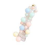 Élastiques à cheveux en spirales, élastiques pour queue de cheval sans plis pour les types de cheveux, imperméables et extensibles, conçus pour faire ressortir la coiffure de votre fille