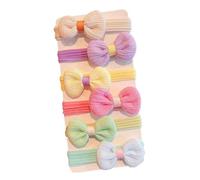 Élastiques À Cheveux Enfant Accessoires Mode Coiffure Épais Fins | 6 Pièces Accessoires Coiffure Petites Filles Accessoires mode épais fins cheveux bouclés tout-petits filles