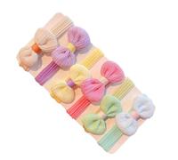 Élastiques à cheveux fins et épais pour petite fille | Lot de 6 petits élastiques à cheveux épais pour filles, accessoires pour tous les jours, enfants, adolescentes