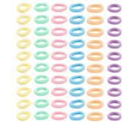Élastiques à Cheveux Haute Élasticité, Accessoires Mignons | Tissu Doux, Maintien Antidérapant, Limite la Casse, Adapté aux Chignons et Cheveux Fins, Teintes Pastel