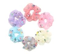 Élastiques à cheveux, Organza Intestin Bandeaux Boulettes De Viande Donut Cheveux Cravates Multicolore(Black Blue Gray Green Multicolor Orange Purple)