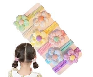 Élastiques À Cheveux Pour Filles - 6 Pièces Élastique Bébé | Accessoire Coiffure Quotidien pour Enfant Adolescent Mode - Cheveux Bouclés Quotidien Ados Bébés