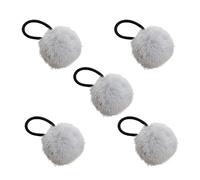 Élastiques à cheveux pour filles | Élastiques à cheveux en fourrure chic avec boule en fourrure, élastiques à cheveux tendance pour rendez-vous, écoles