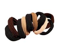 Élastiques à cheveux pour sans dommages, élastiques à cheveux pour filles - Corde à cheveux haute élasticité 10 pièces | Accessoires pour cheveux, attache pour cheveux, porte-queue de cheval épais, ba