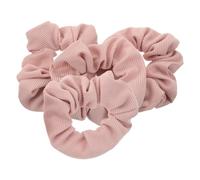 Élastiques à Cheveux Roses à Fermeture Éclair, Polyester, 4 Pièces