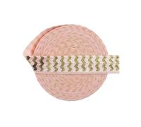 Élastiques à rabat imprimés en aluminium, 15 mm, 1,6 cm, motif léopard à pois, en élasthanne, pour cheveux, serre-tête, couture, 2,5 cm, 9,1 m, rose clair, 15 mm, 9,1 m