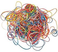 Élastiques appli couleurs assorties sac de 100 g