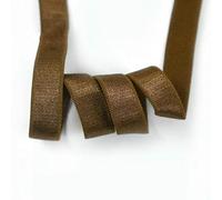 Élastiques colorés de 6/8/10/12/15/20/25 mm pour sous-vêtements, bretelles de soutien-gorge, bandeaux élastiques, accessoires de couture - Couleur café - 25 mm - 5 mètres