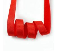 Élastiques colorés de 6/8/10/12/15/20/25 mm pour sous-vêtements, bretelles de soutien-gorge, bandeaux, accessoires de couture - Rouge - 15 mm - 5 mètres