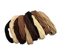Élastiques de cheveux pour sans dommage, élastiques de cheveux pour filles | Attaches de cheveux à haute élasticité avec corde à cheveux de 10 pièces | Bandeau souple Accessoires pour cheveux