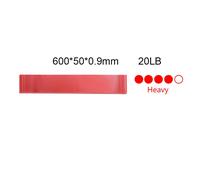 Élastiques De Résistance Pour L¿Entraînement Physique Chez Soi,Cinq Couleurs,Bandes Pour La Musculation,La Gymnastique,Le Yoga,Le Pilates Et Les Étirements (De 5 À 25 Lb) - Type Rouge